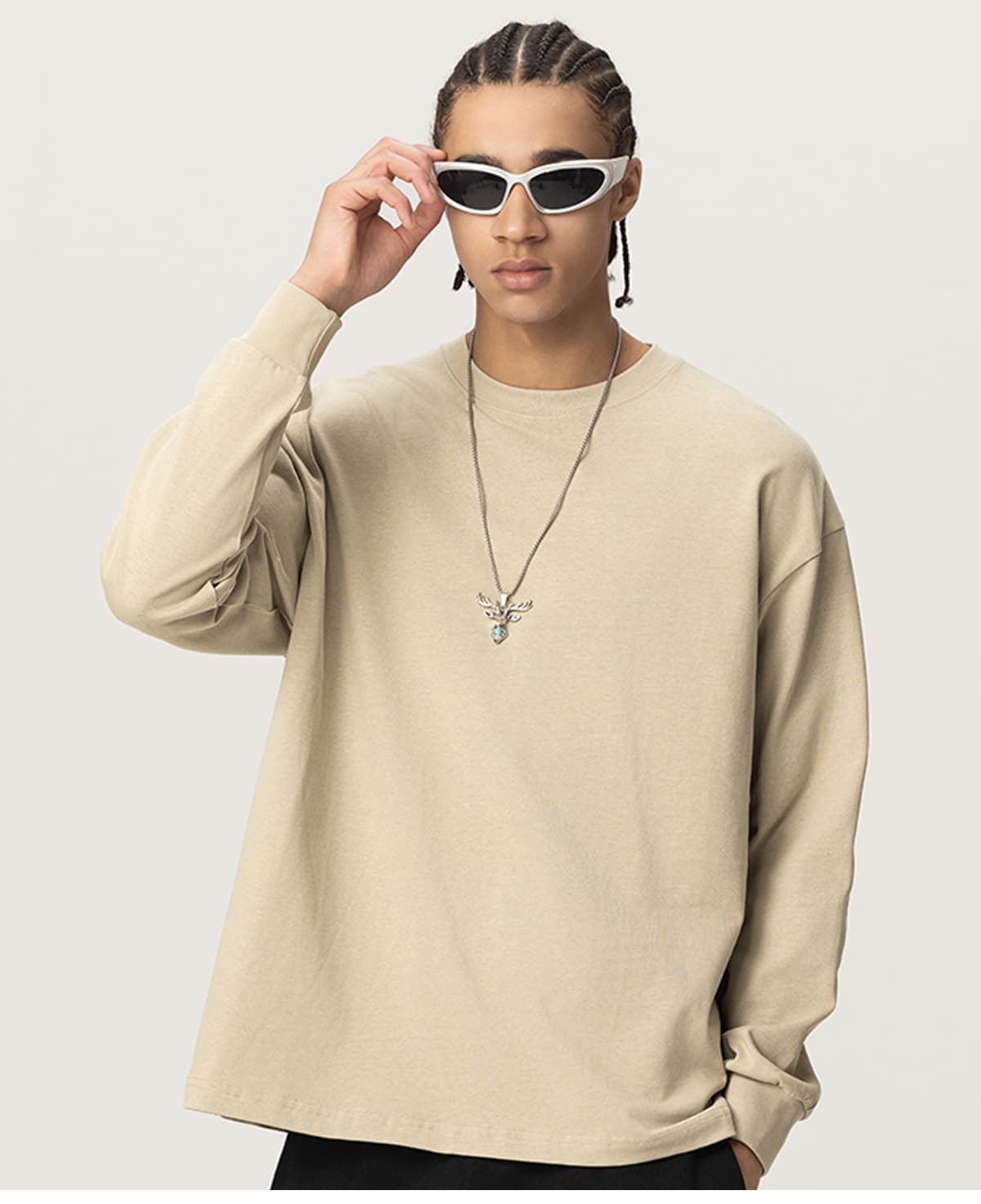 High quality Cotton terry 305Gsm solid Casual shirts – detail 10
