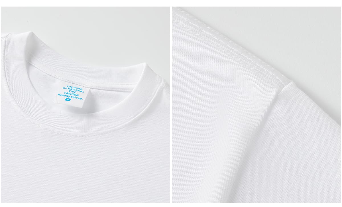 High quality Cotton terry 305Gsm solid Casual shirts – detail 4