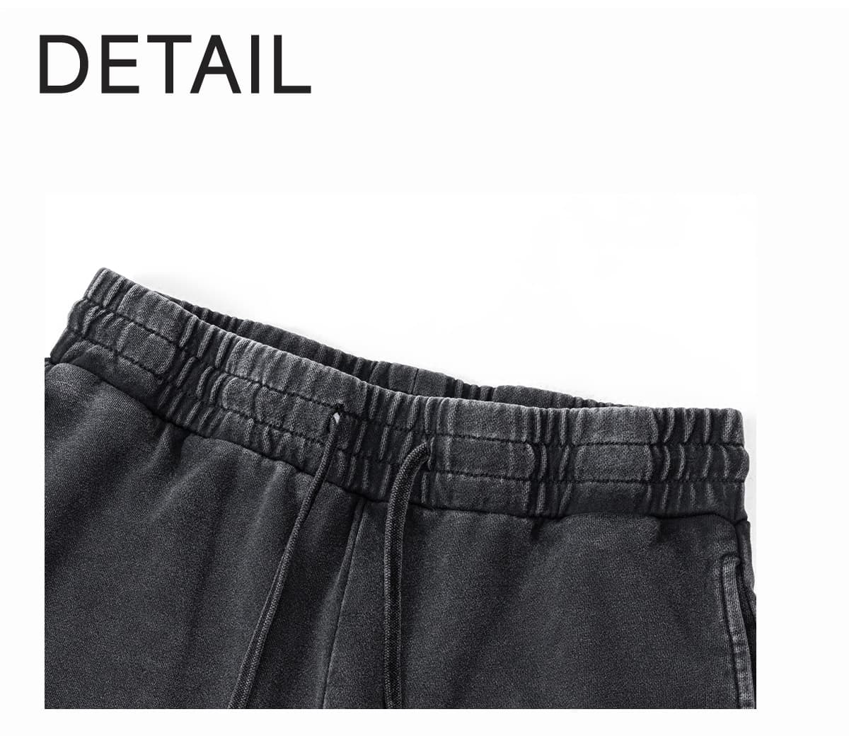 Cotton Terry 380Gsm Vintage Washed Straight Leg Sweatpants – detail 5