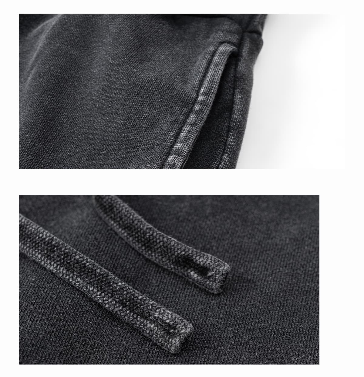 Cotton Terry 380Gsm Vintage Washed Straight Leg Sweatpants – detail 6