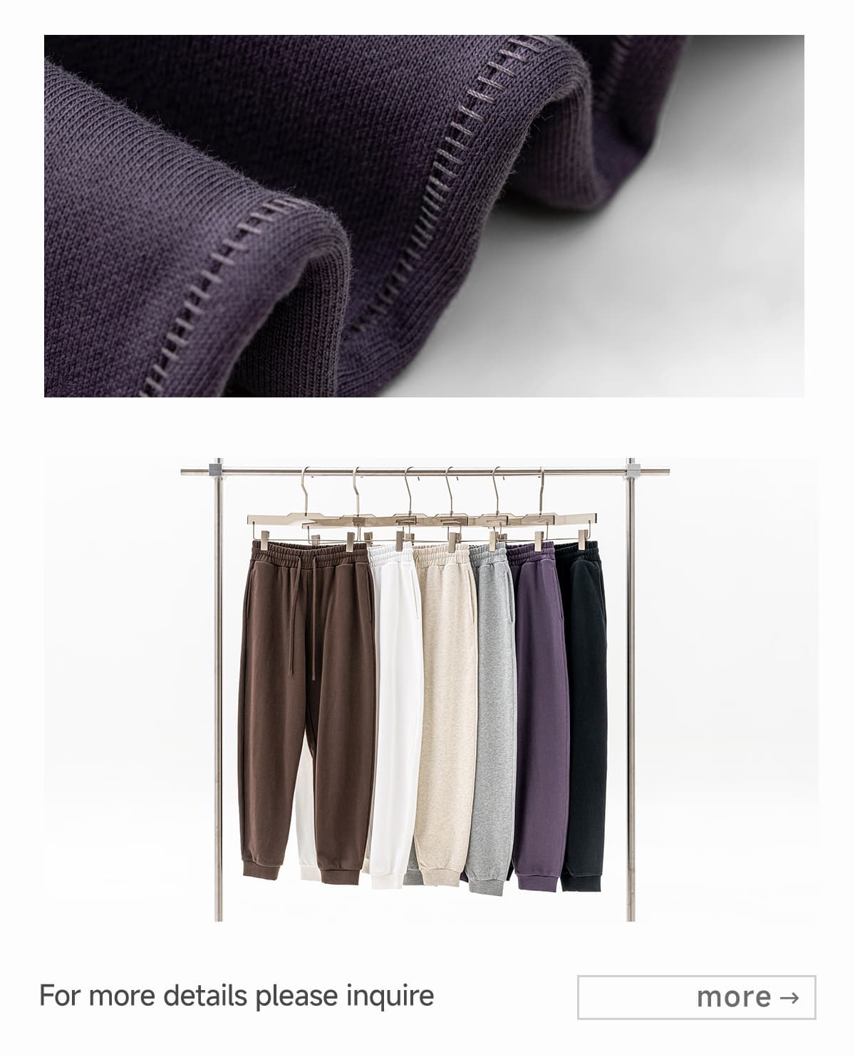 Heavy 440Gsm Terry Jogger Sweatpants – detail 6
