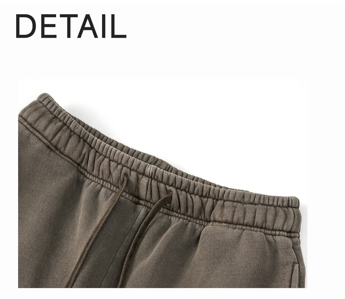 Heavyweight Fleece 332Gsm wash vintage Sweatpants – detail 5