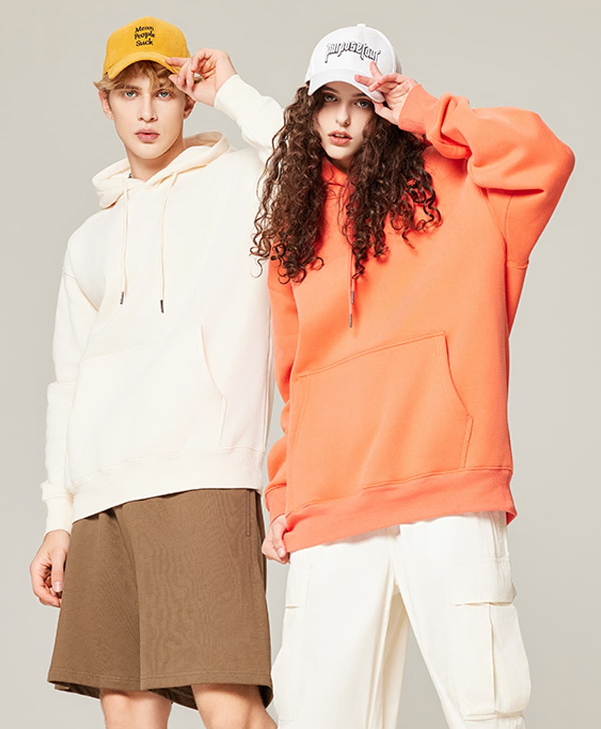 Fleece 350Gsm Unisex Oversized Hoodie – detail 11