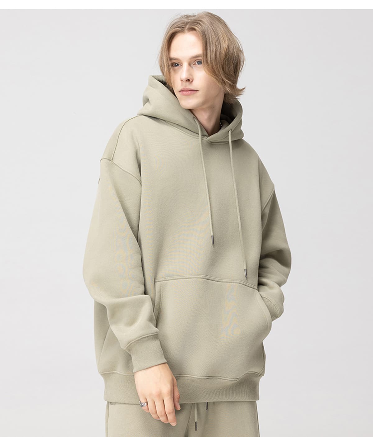 Fleece 350Gsm Unisex Oversized Hoodie – detail 14