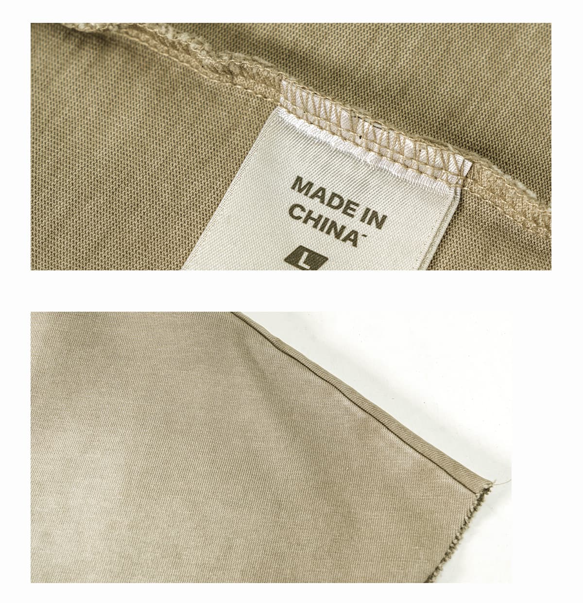 Cotton 310GSM Gradual Wash Vintage Vest – detail 6