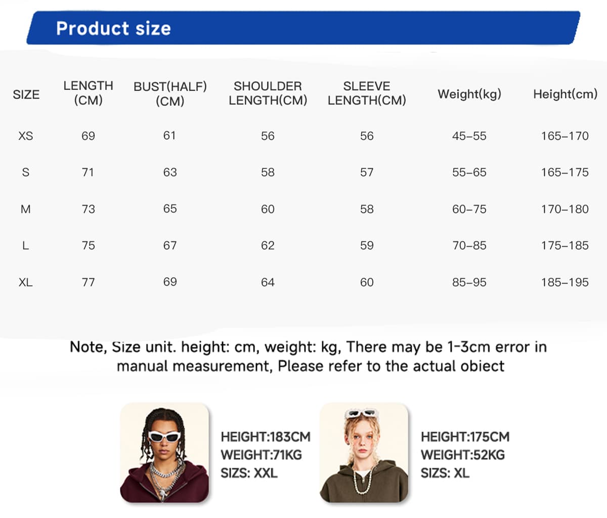 Cotton Long Sleeve 305Gsm solid Oversized T-shirt – detail 2