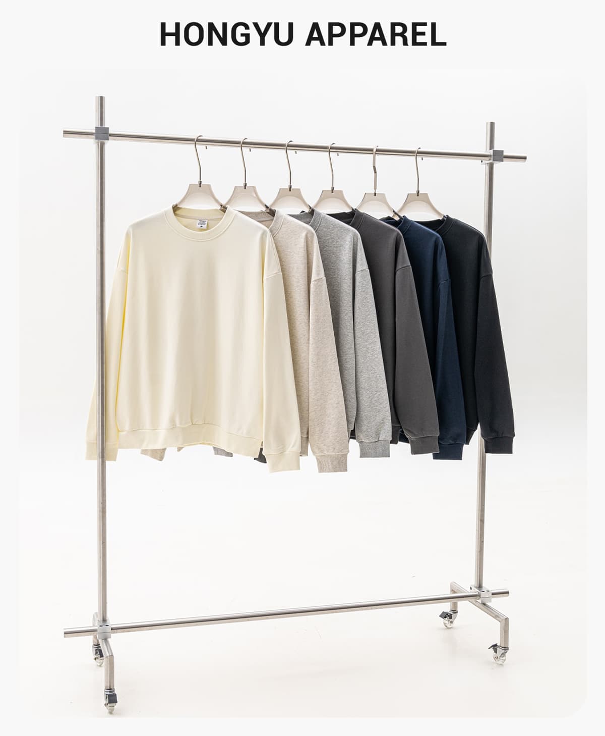 Terry 360Gsm Oversized Solid Sweatshirt – detail 1