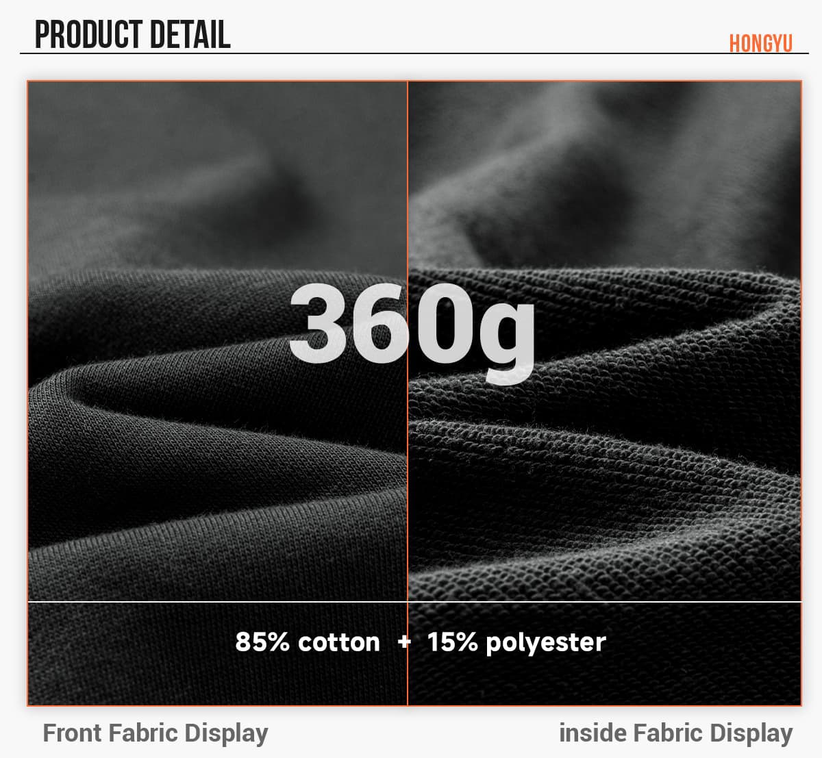 Terry 360Gsm Oversized Solid Sweatshirt – detail 5