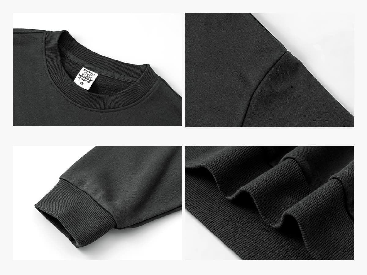Terry 360Gsm Oversized Solid Sweatshirt – detail 6