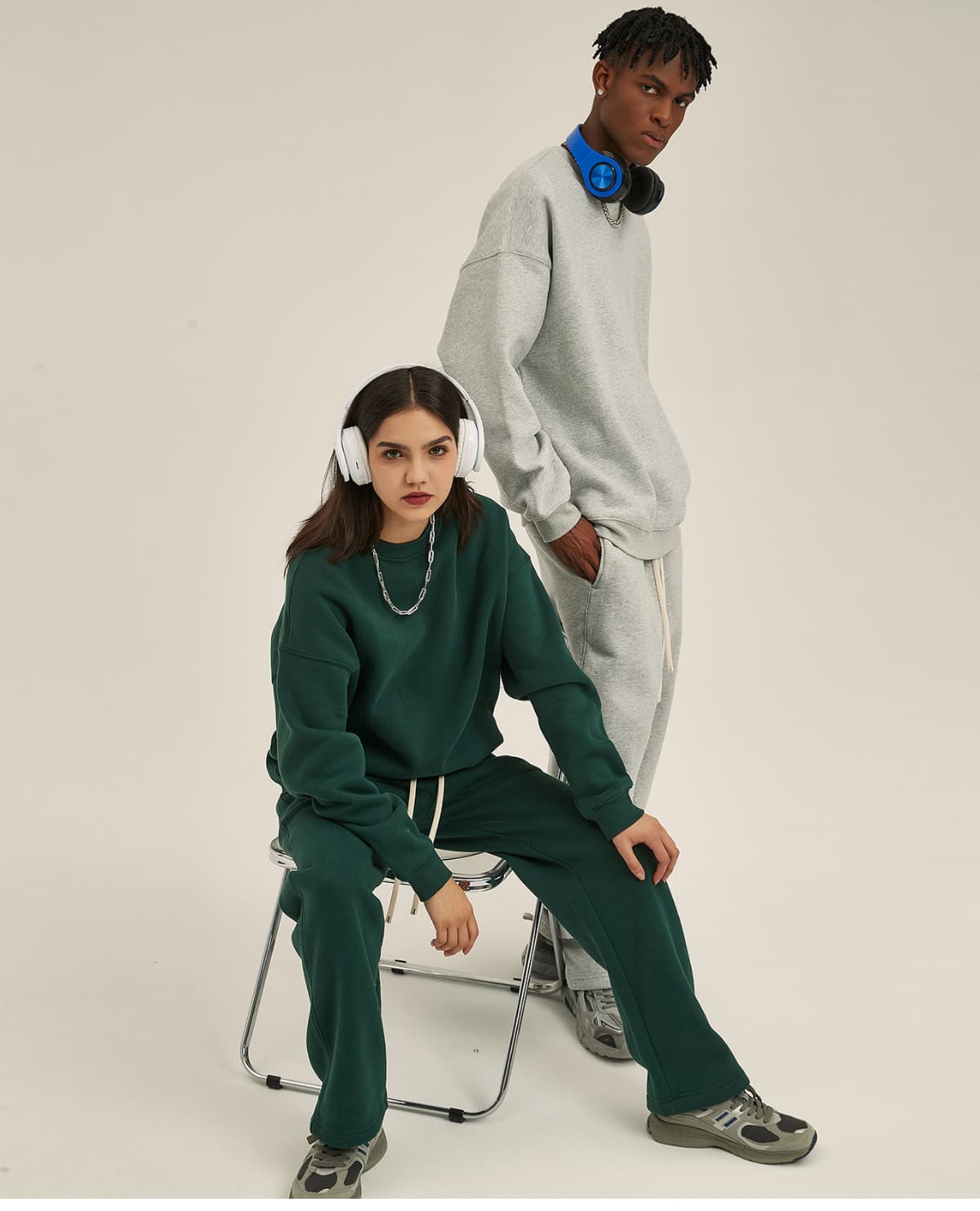 Oversized 350Gsm Cotton Fleece Sweatshirt – detail 14