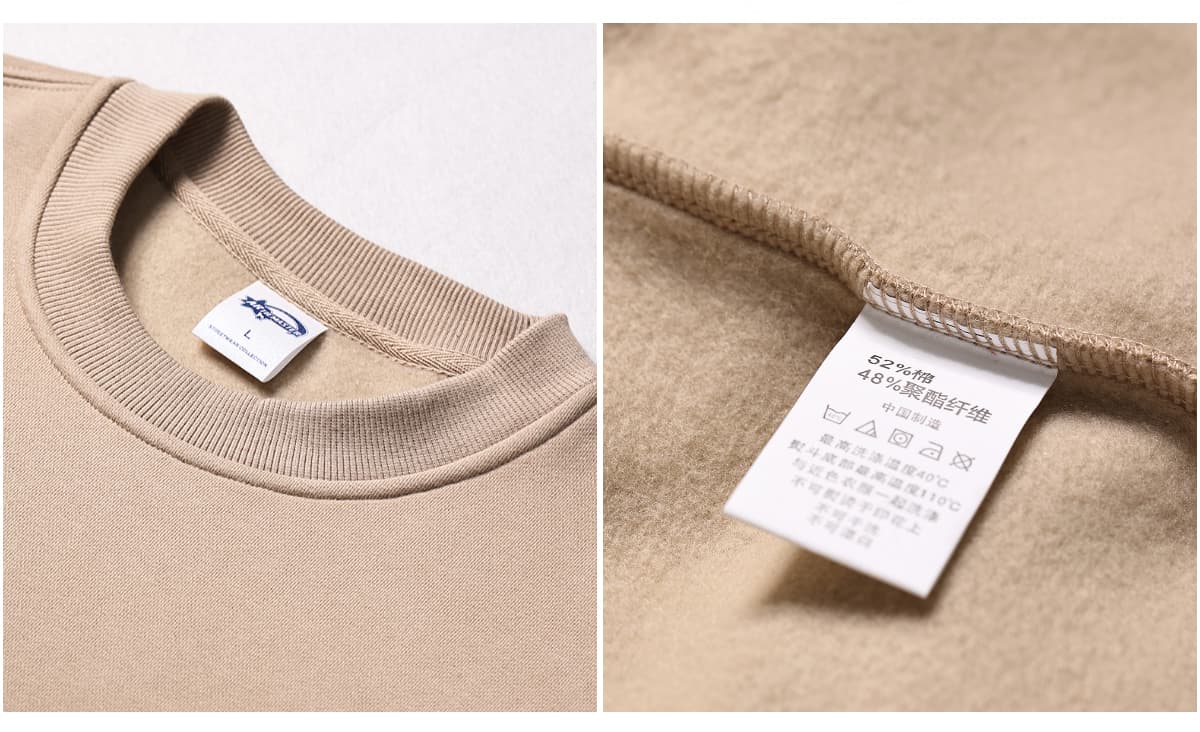 Oversized 350Gsm Cotton Fleece Sweatshirt – detail 6
