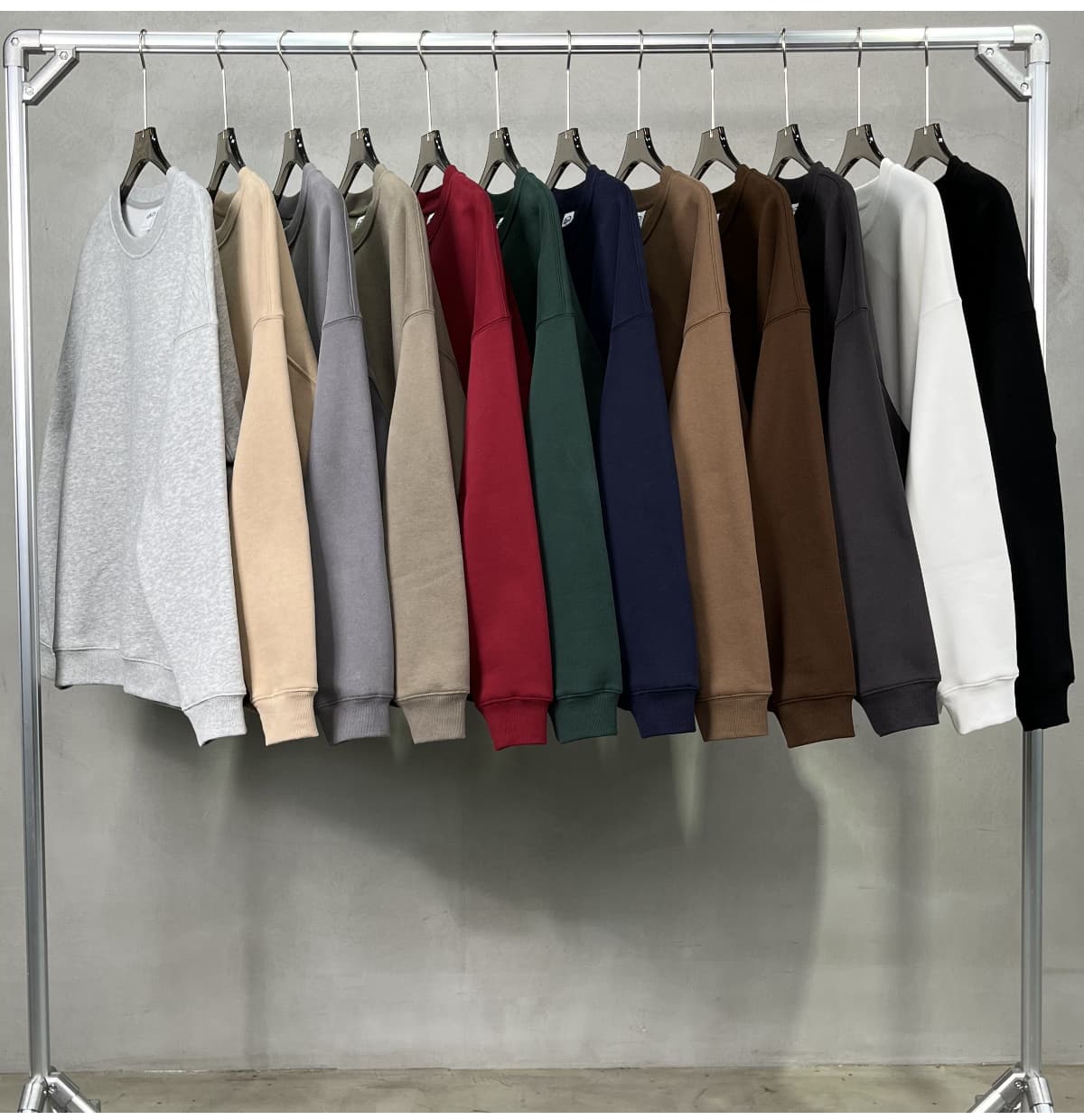 Oversized 350Gsm Cotton Fleece Sweatshirt – detail 9