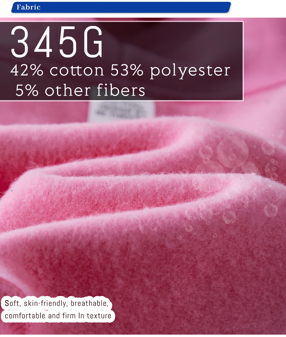 Heavy weight Fleece 345Gsm Cropped Hoodie – detail 4