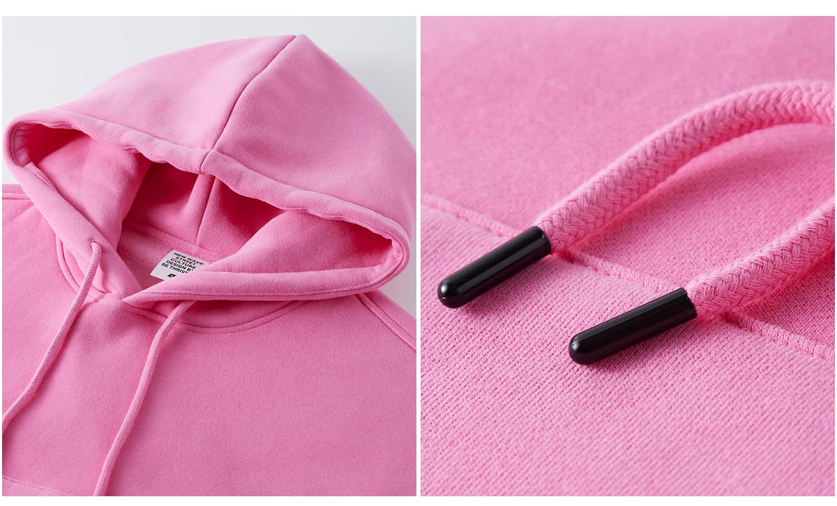 Heavy weight Fleece 345Gsm Cropped Hoodie – detail 5