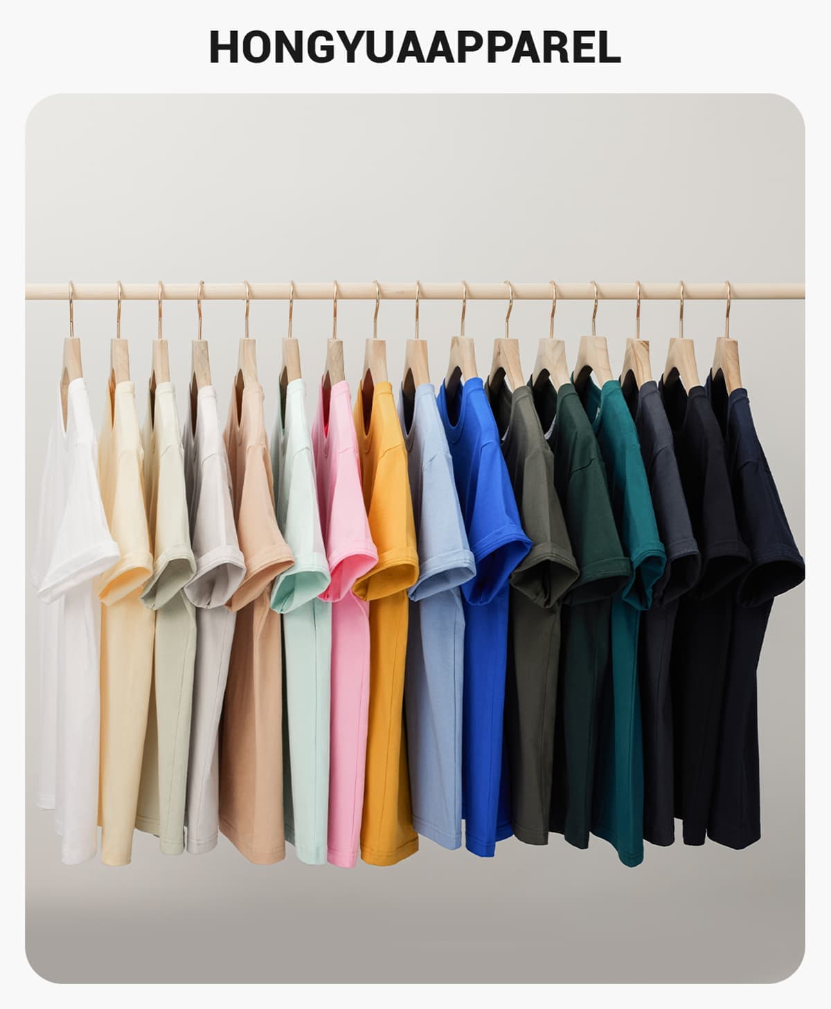 Basic Fit Pure Cotton T-Shirt 230Gsm – detail 1