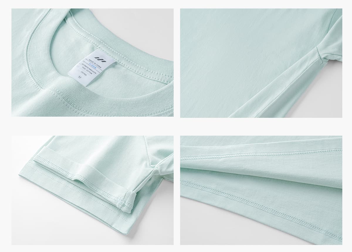 Basic Fit Pure Cotton T-Shirt 230Gsm – detail 6