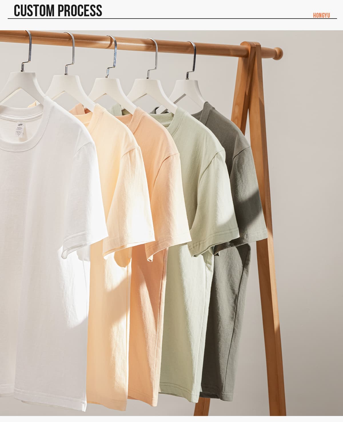 Basic Fit Pure Cotton T-Shirt 230Gsm – detail 7