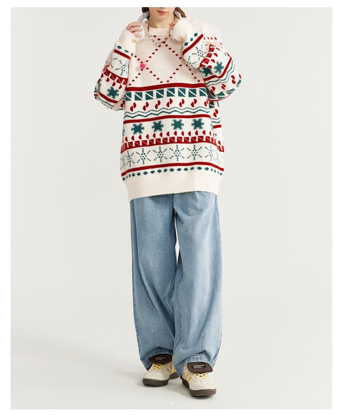 Christmas Collection Doll Pullover Sweater – detail 9