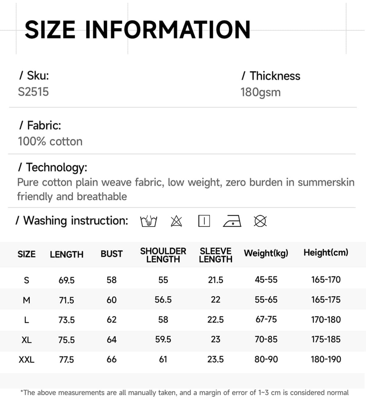 Quick Dry180Gsm Cotton 7A Anti-Microbial Cooling T-Shirt – detail 4