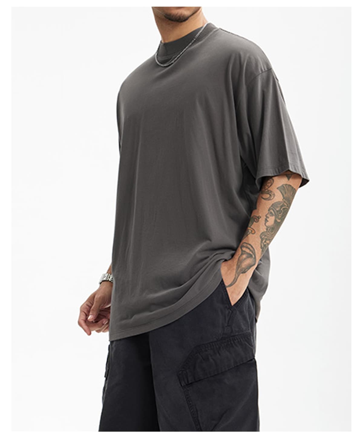 Golden Pima Cotton 145Gsm Oversized T-Shirt – detail 9