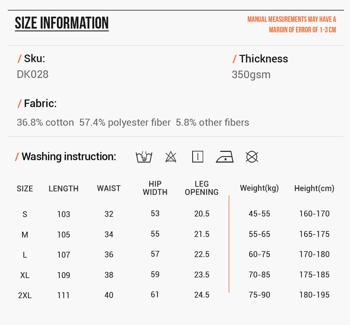 Fleece 350Gsm Distressed Acid Wash Sweatpants – detail 1