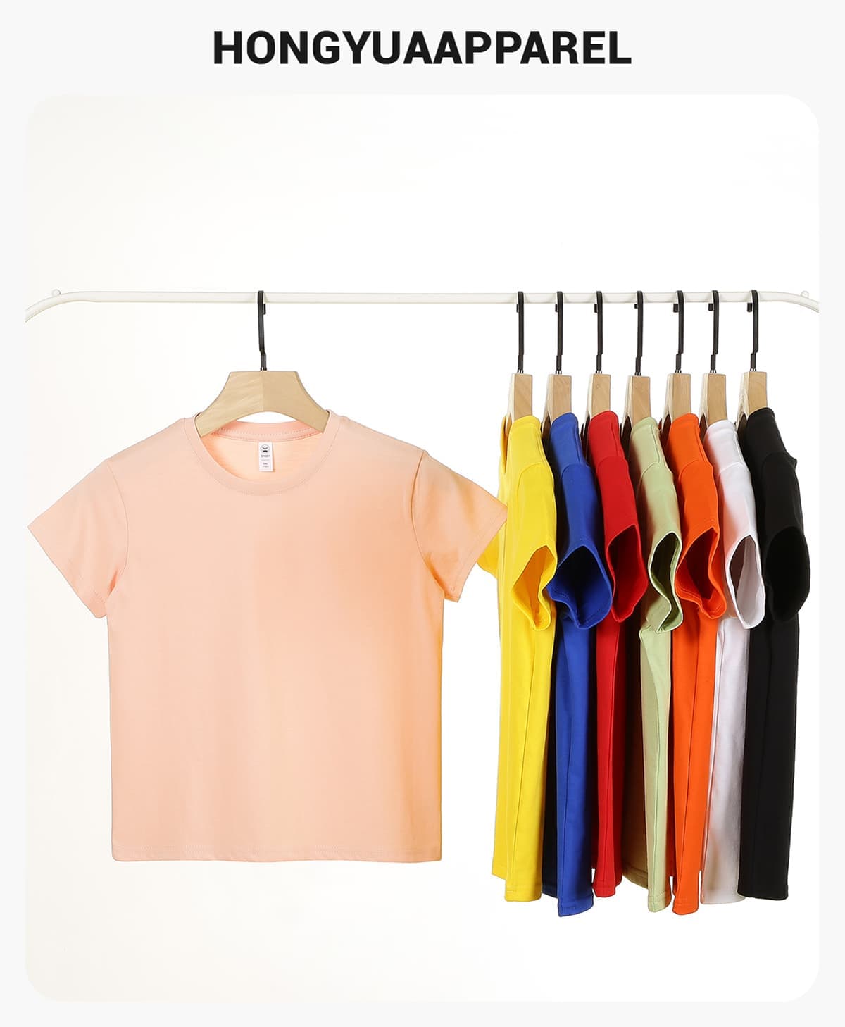 Cotton 210Gsm Kid’s Basic Fit T-Shirt – detail 1