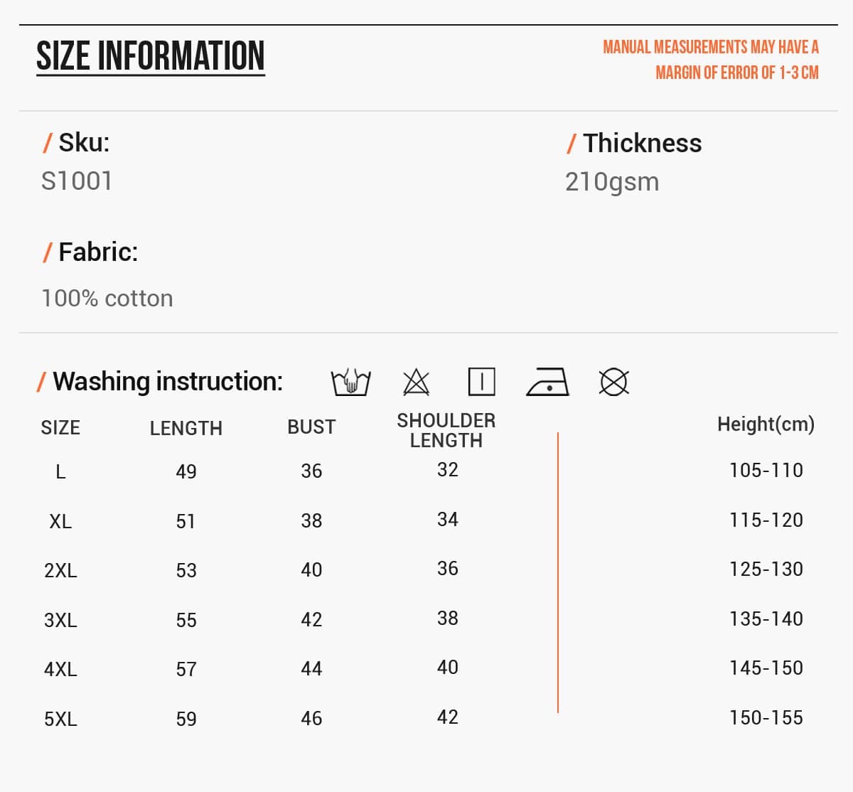 Cotton 210Gsm Kid’s Basic Fit T-Shirt – detail 2
