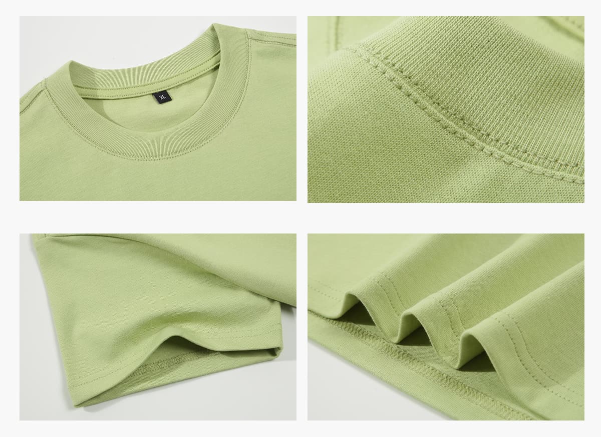 Cotton 240Gsm Kid’s Oversized T-Shirt – detail 6