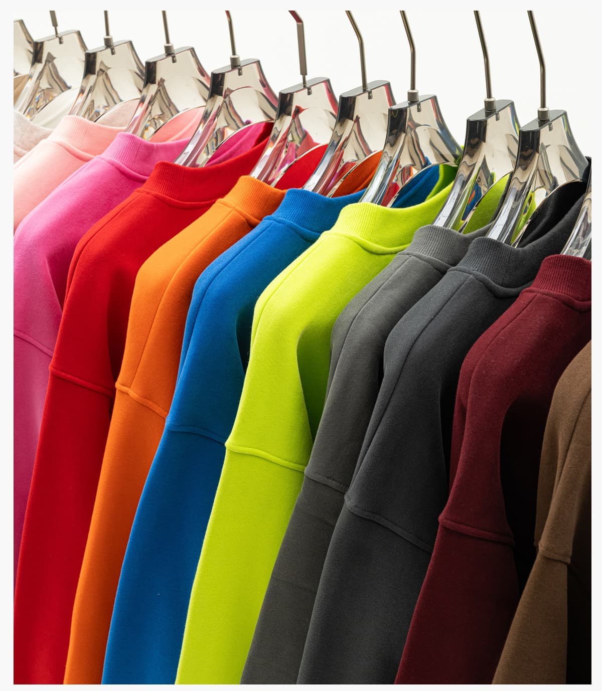 Oversized 345Gsm Fleece Basic Sweatshirt – detail 13