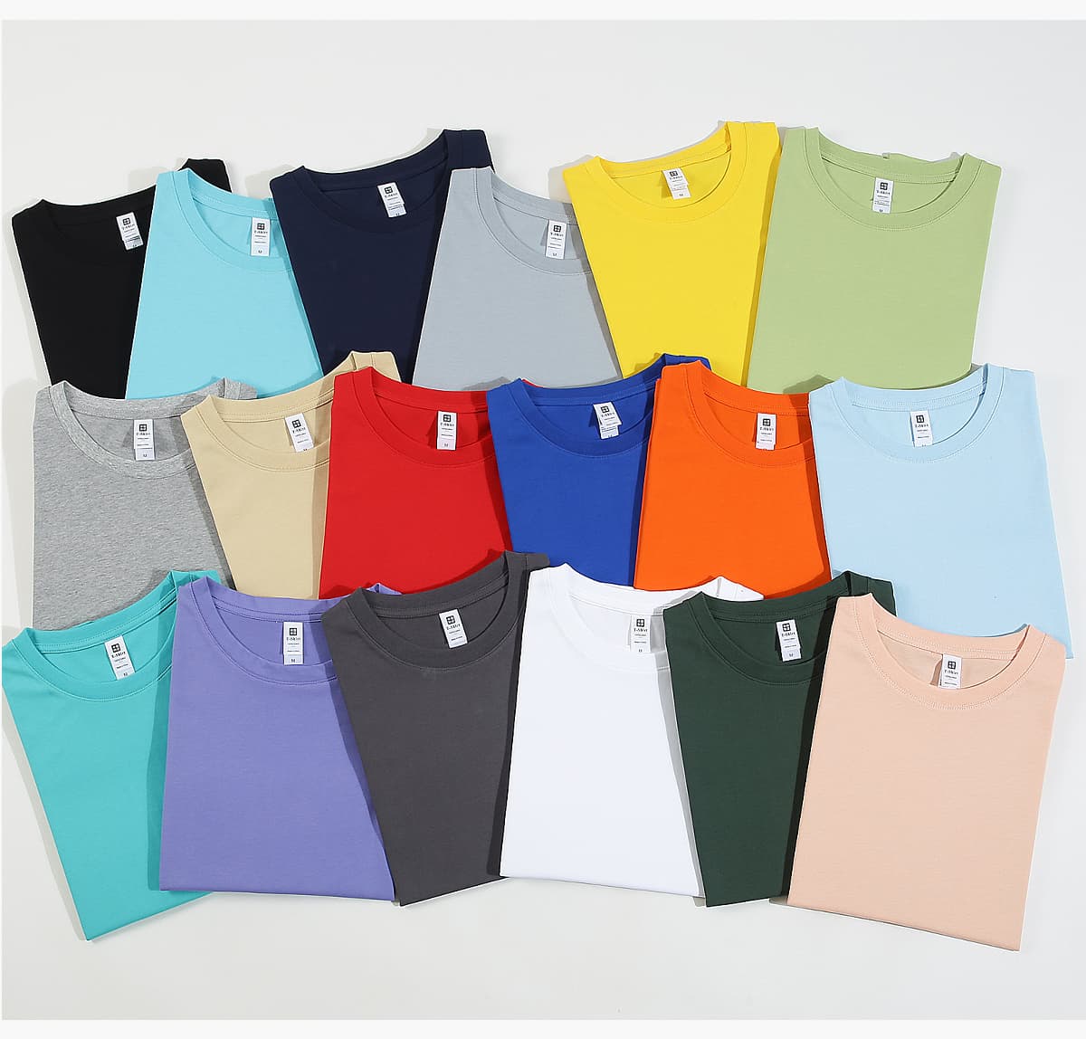 Siro-Spun 20s 210g Cotton Basic Fit T-Shirt – detail 13