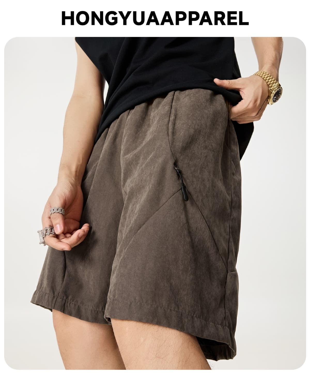 WaterProof 160GSM Quick Dry Beach Shorts – detail 1