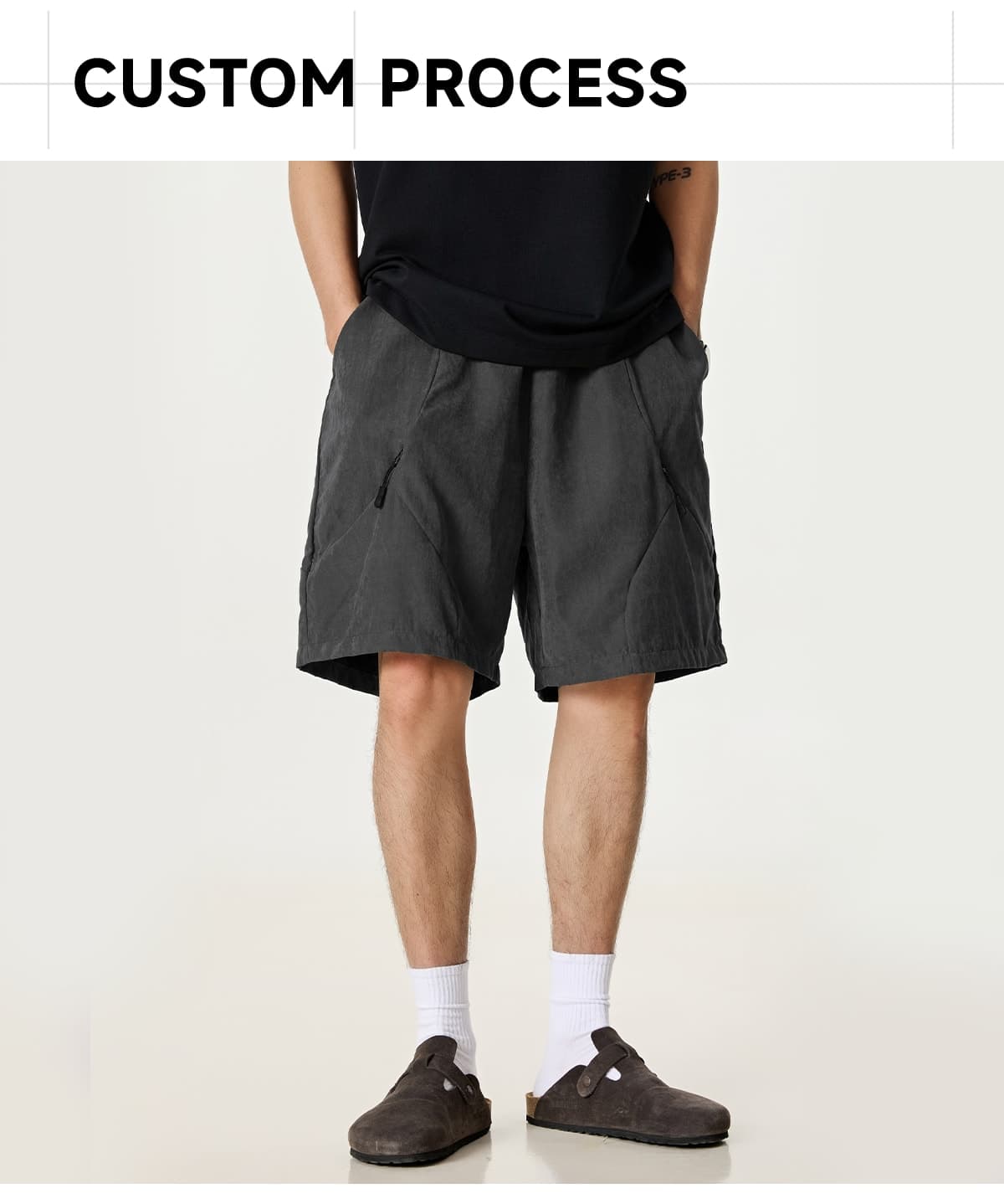 WaterProof 160GSM Quick Dry Beach Shorts – detail 11