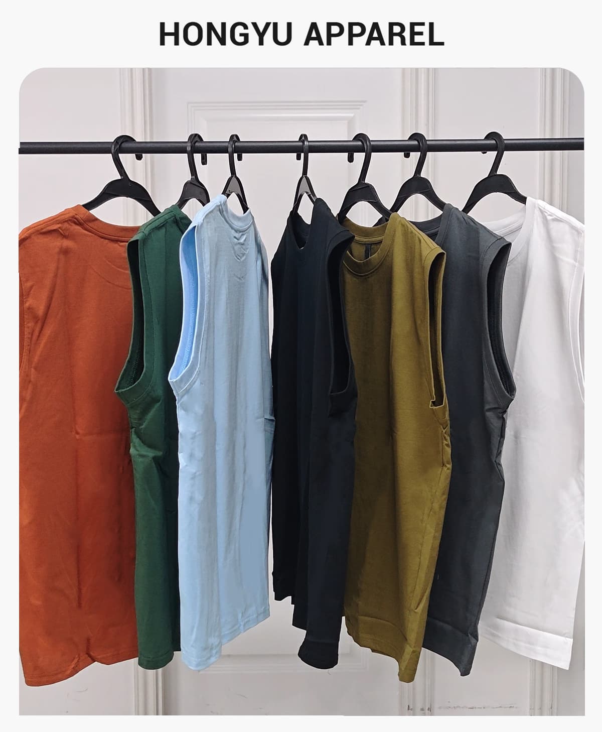 Long-Staple 240Gsm Cotton Unisex Vest – detail 1