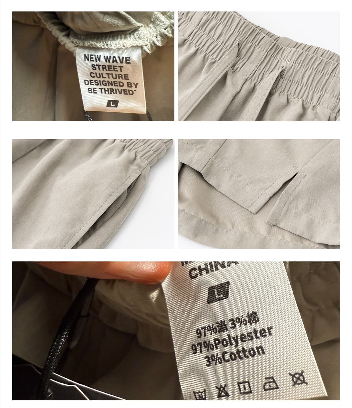 Outdoor 160GSM Quick drying Beach Shorts – detail 6
