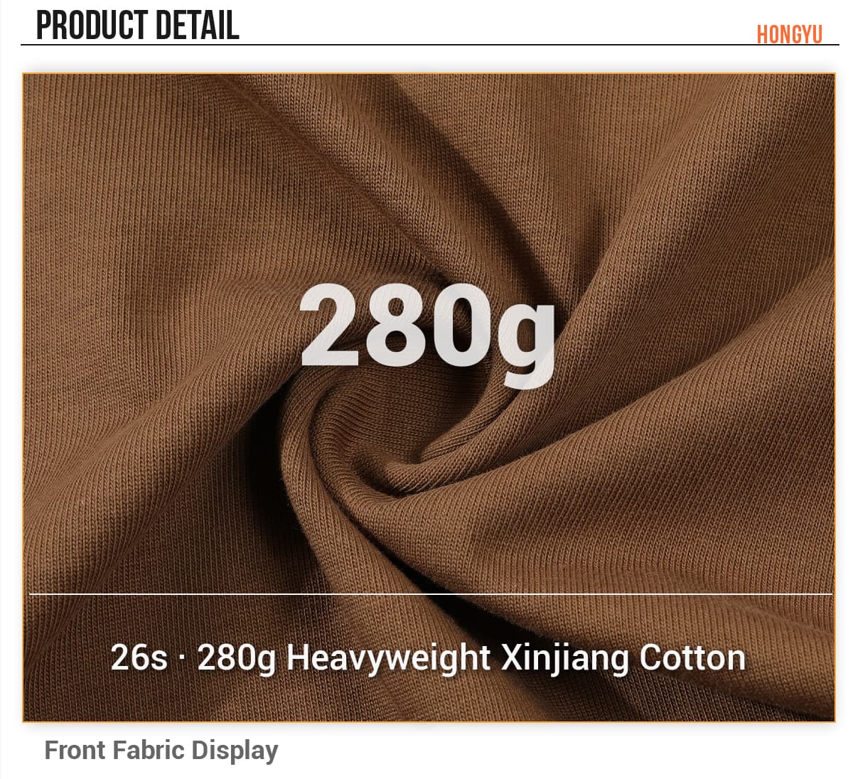 Oversize Long-Staple Cotton 280Gsm T-Shirt – detail 8