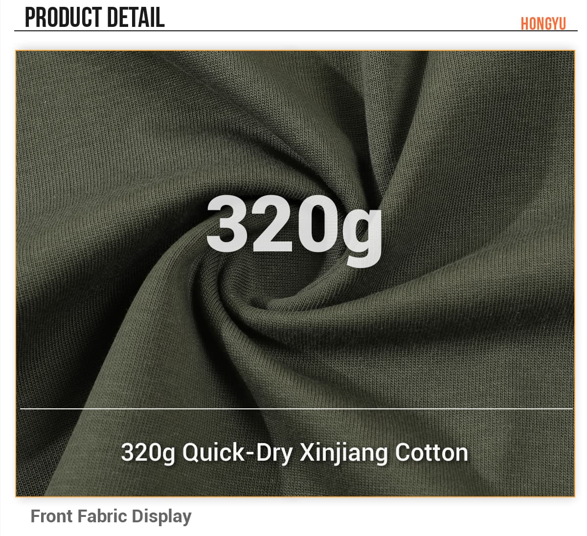 Long-Staple Cotton 320Gsm Oversize T-Shirt – detail 7