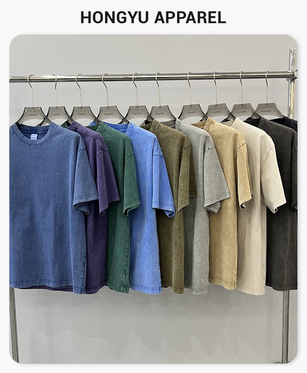 Acid Wash 275GSM Cotton Oversized T-Shirt – detail 1