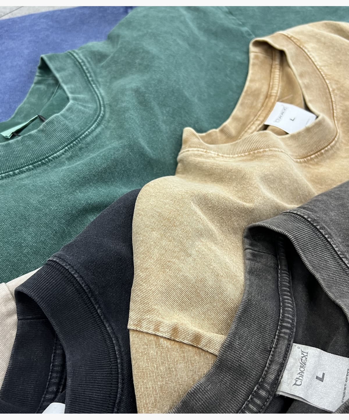 Acid Wash 275GSM Cotton Oversized T-Shirt – detail 9