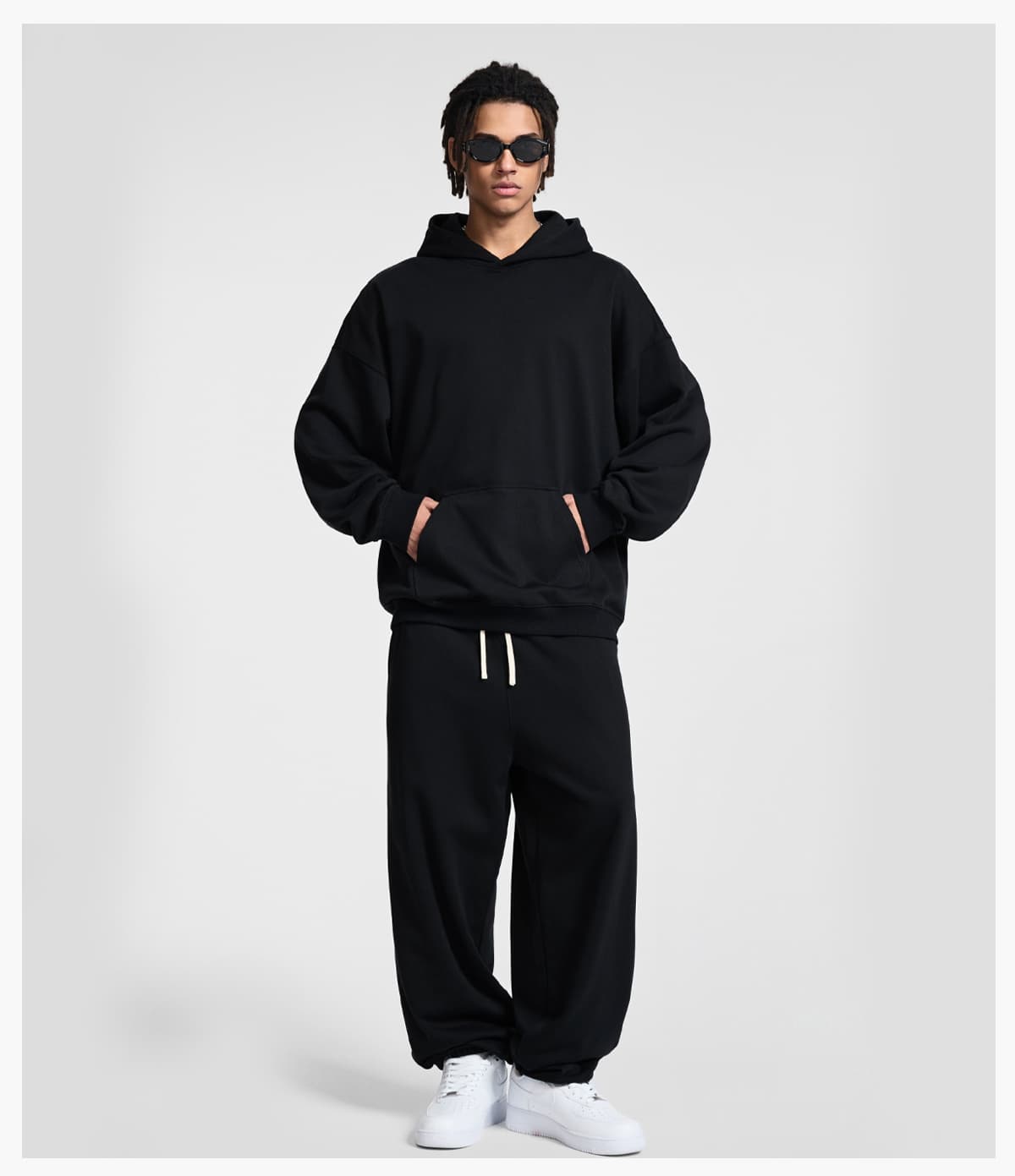 Heavy 400Gsm Terry Oversized Unisex Hoodie – detail 10