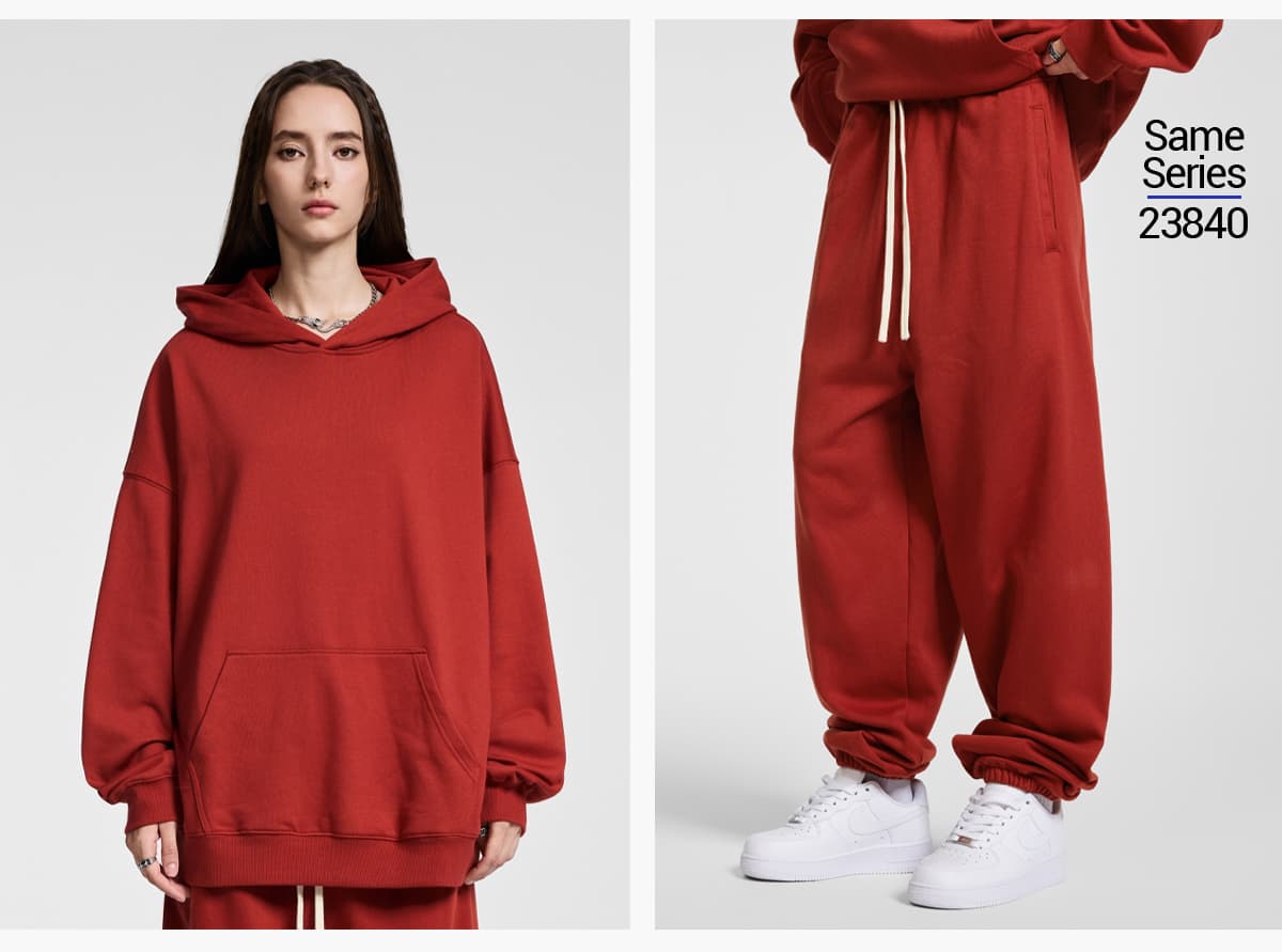 Heavy 400Gsm Terry Oversized Unisex Hoodie – detail 9