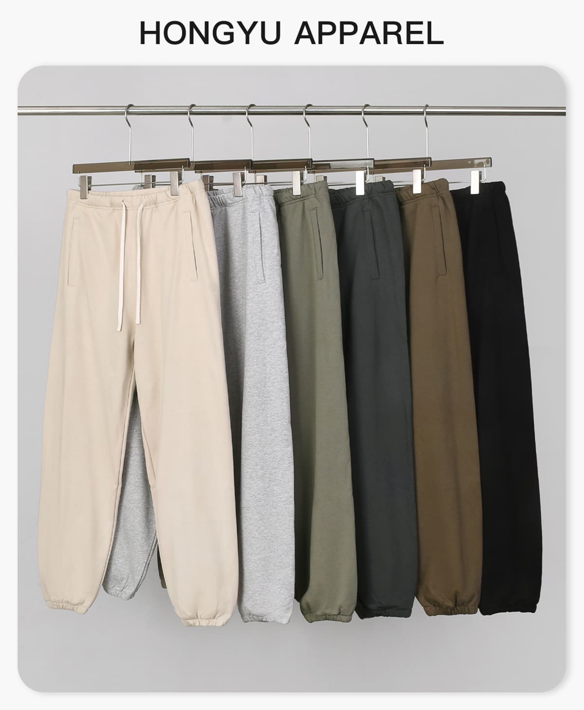 Heavy French Terry 400Gsm Joggers – detail 1