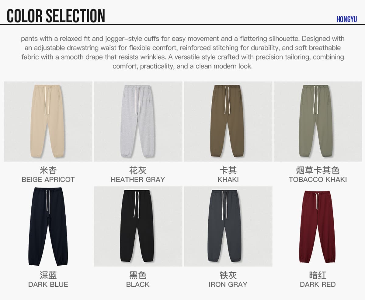Heavy French Terry 400Gsm Joggers – detail 3