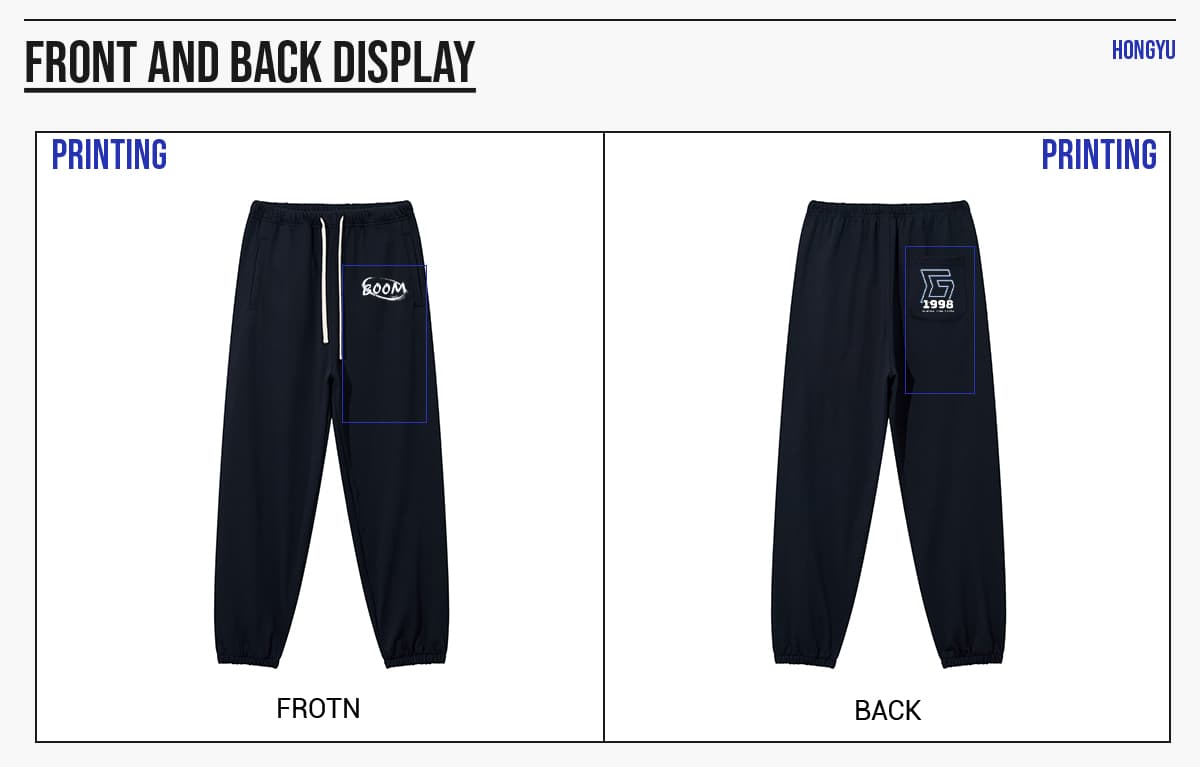 Heavy French Terry 400Gsm Joggers – detail 7