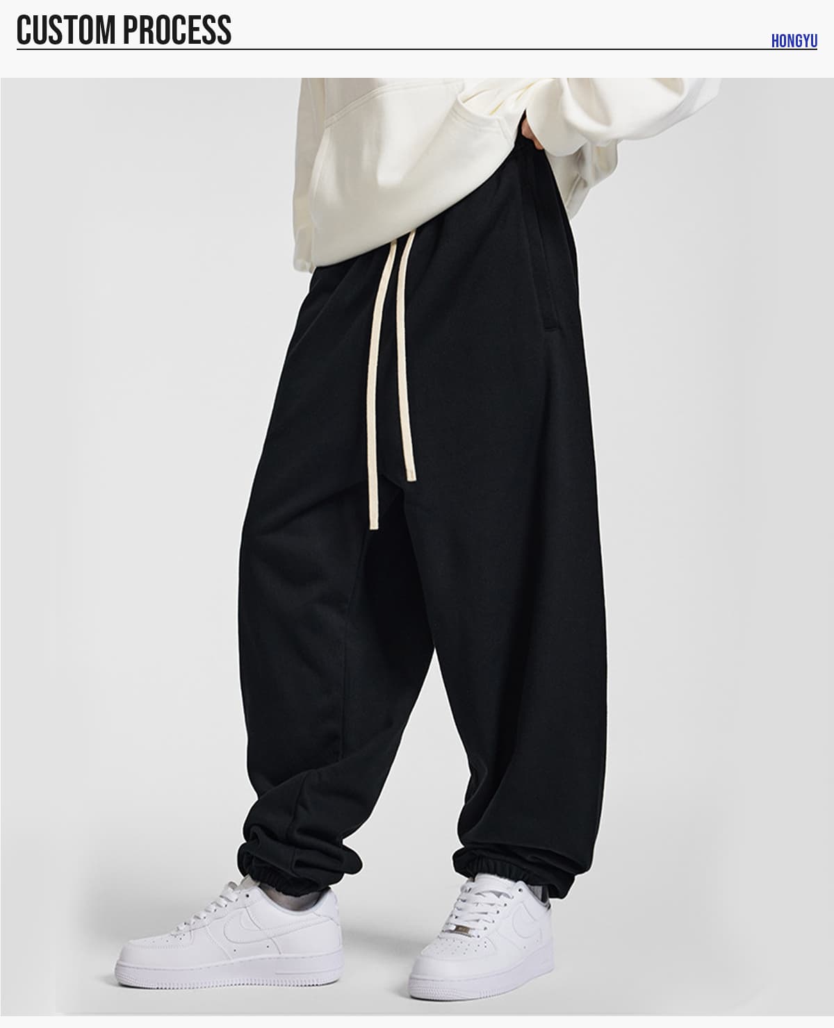 Heavy French Terry 400Gsm Joggers – detail 8