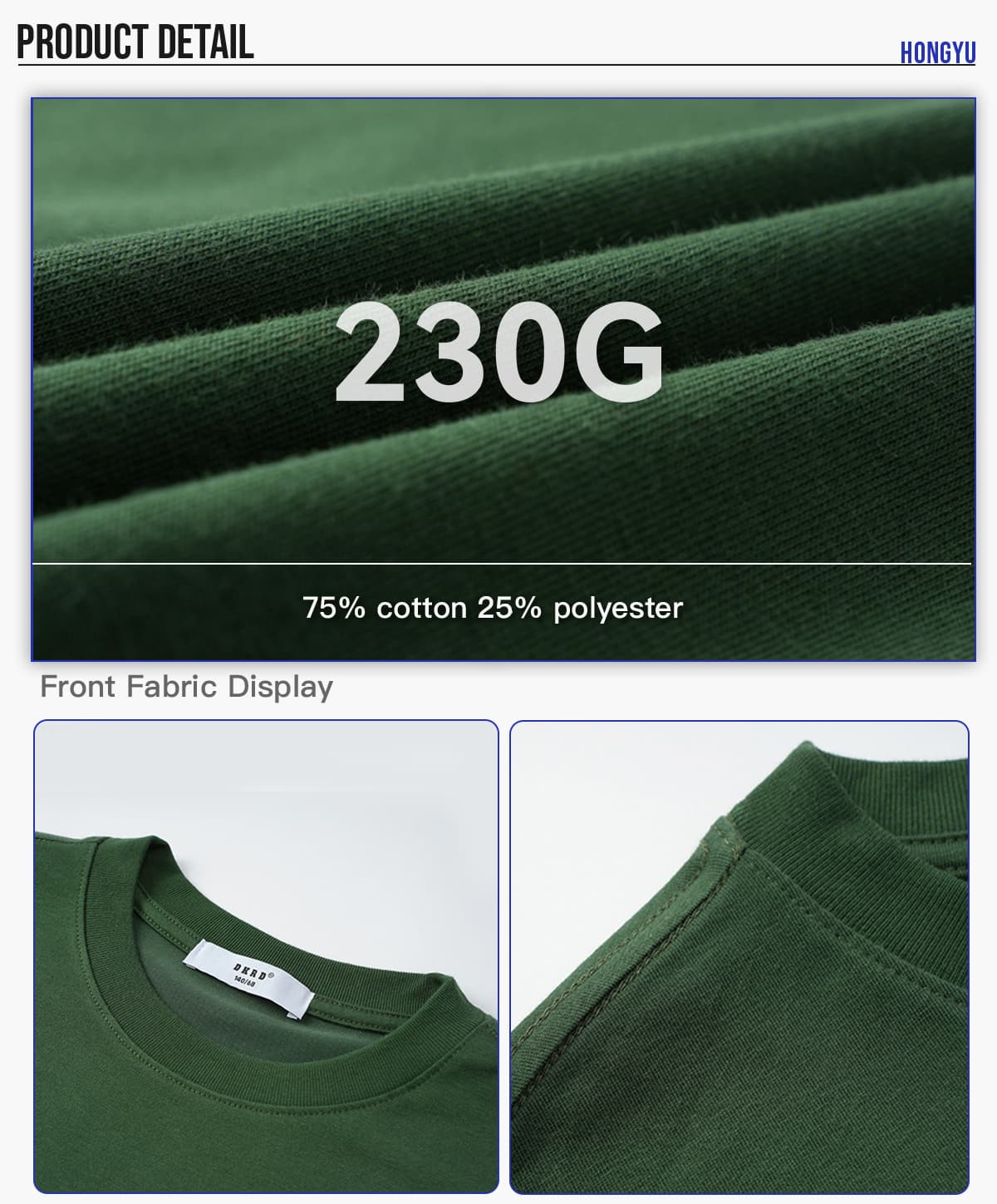 Kids’ 230Gsm UPF 50+ Cooling Quick-Dry T-Shirt – detail 5