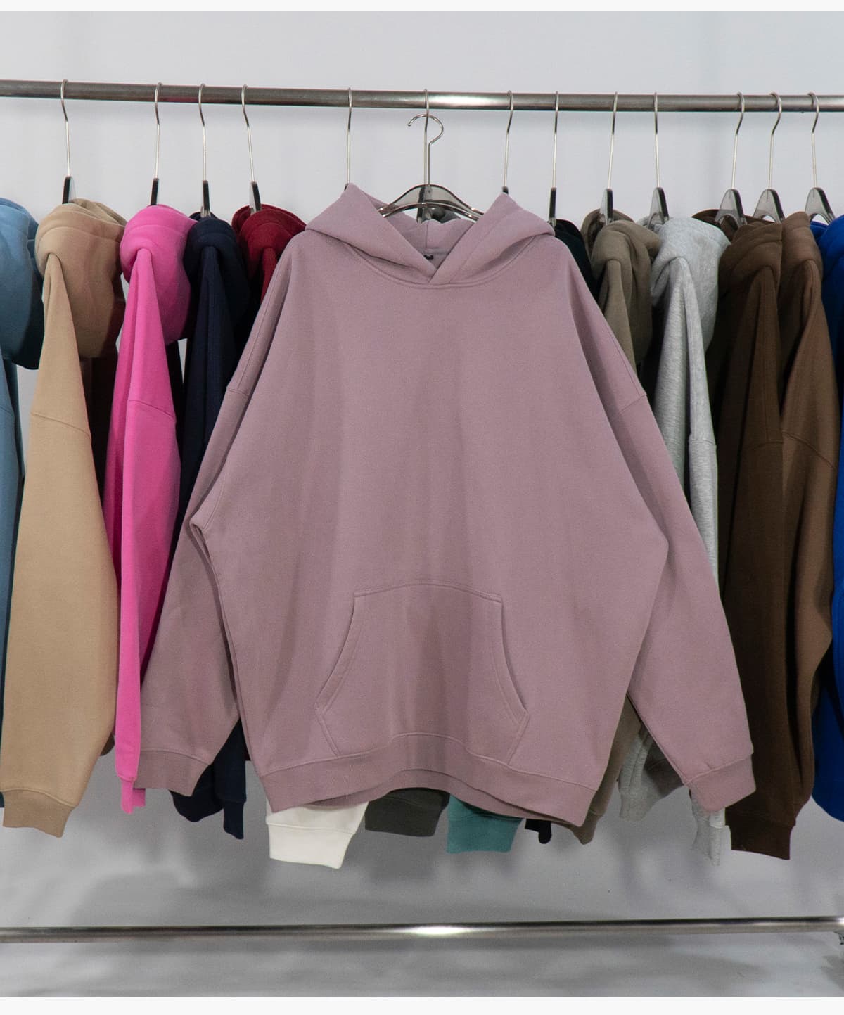Oversized Heavy 350Gsm Fleece Basic Hoodie – detail 14