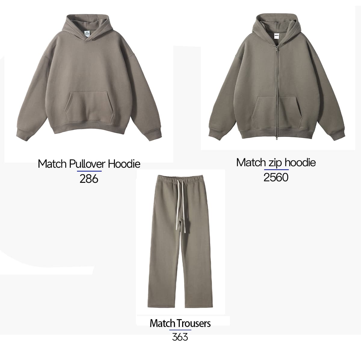 Oversized Heavy 350Gsm Fleece Basic Hoodie – detail 9