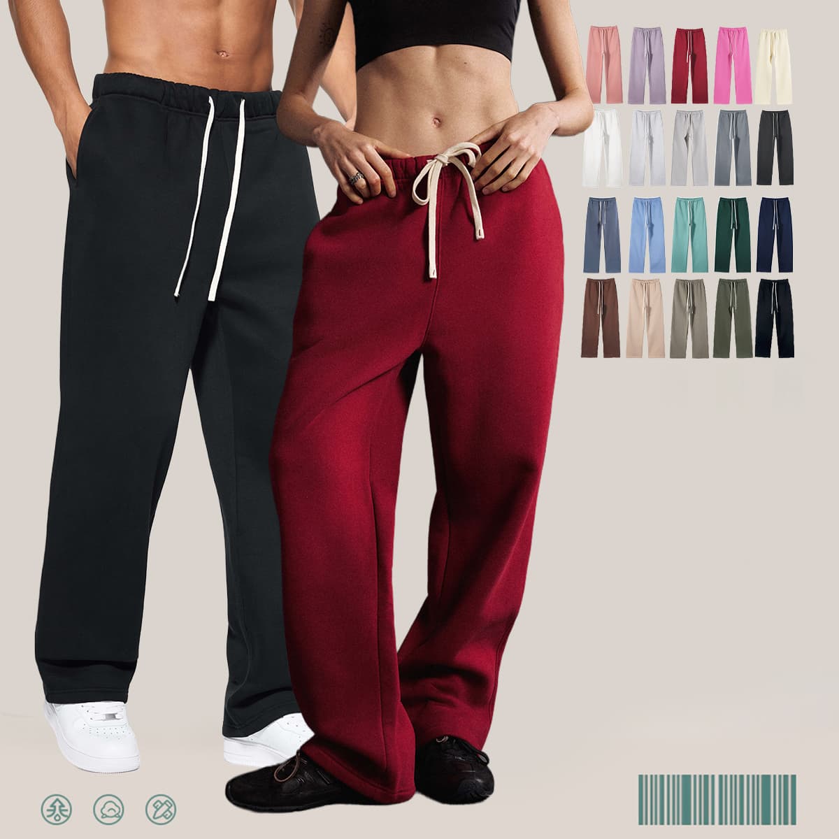 Heavy 350Gsm Fleece Oversized Sweatpant
