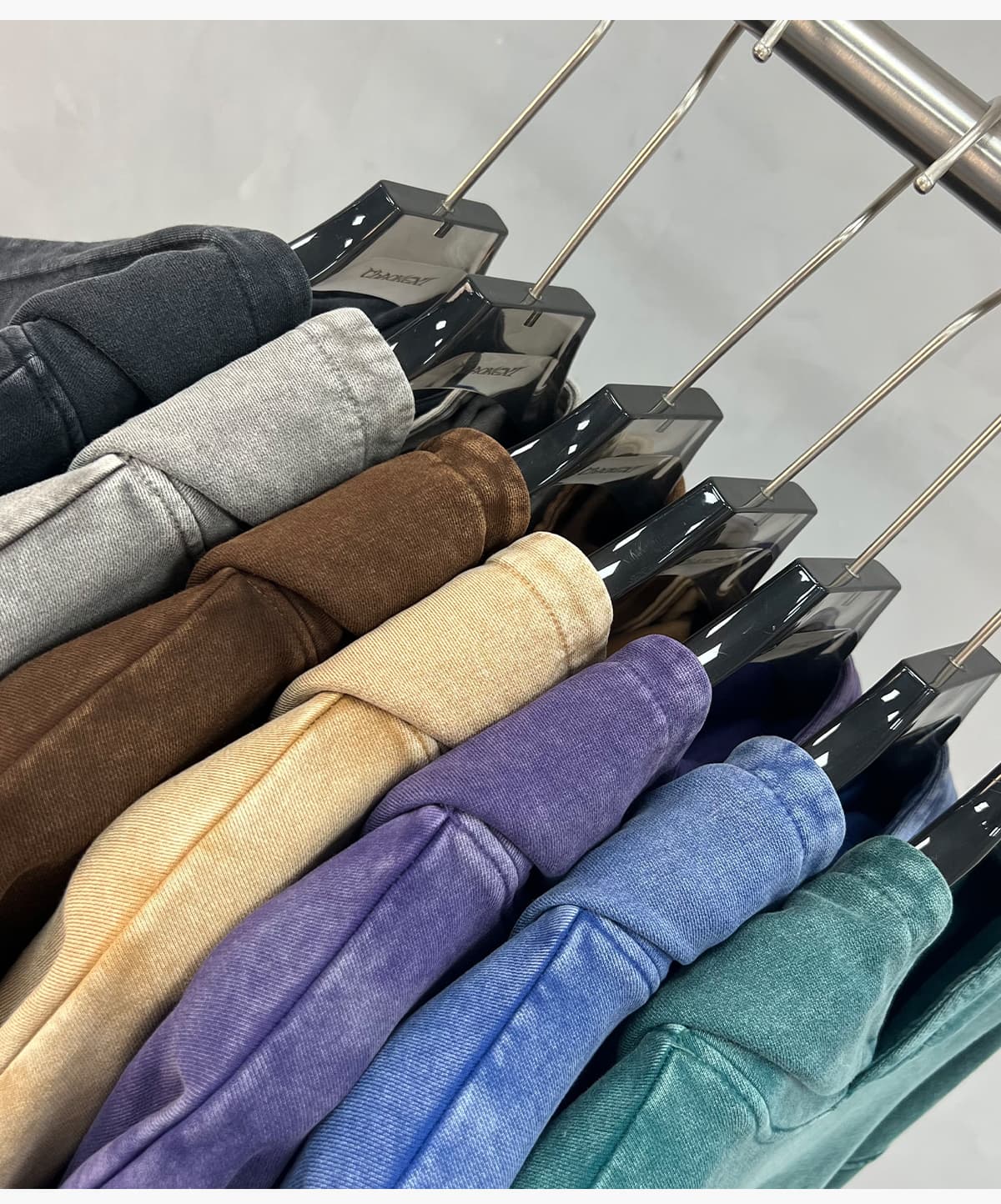 Thick 420Gsm Cotton Terry Acid Wash Hoodie – detail 13