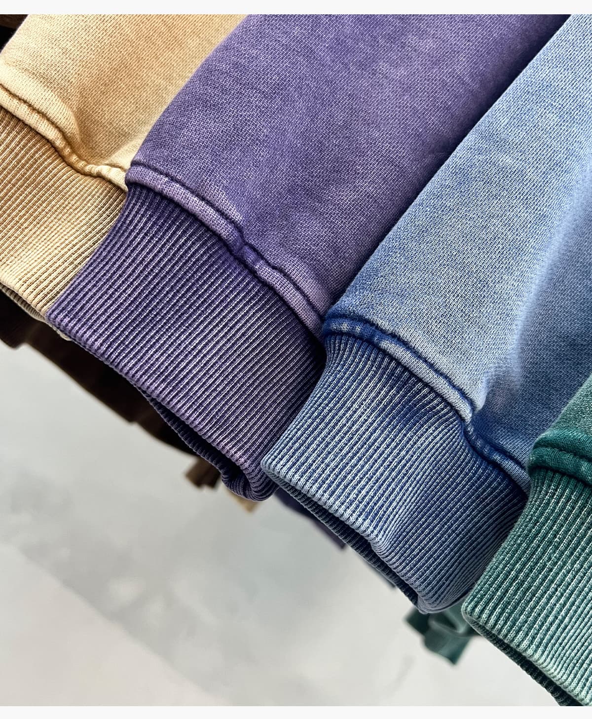 Thick 420Gsm Cotton Terry Acid Wash Hoodie – detail 15